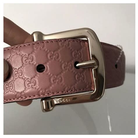 cintura gucci reversibile rosa|cinture gucci donna.